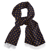 Irish Blue Silk Scarf